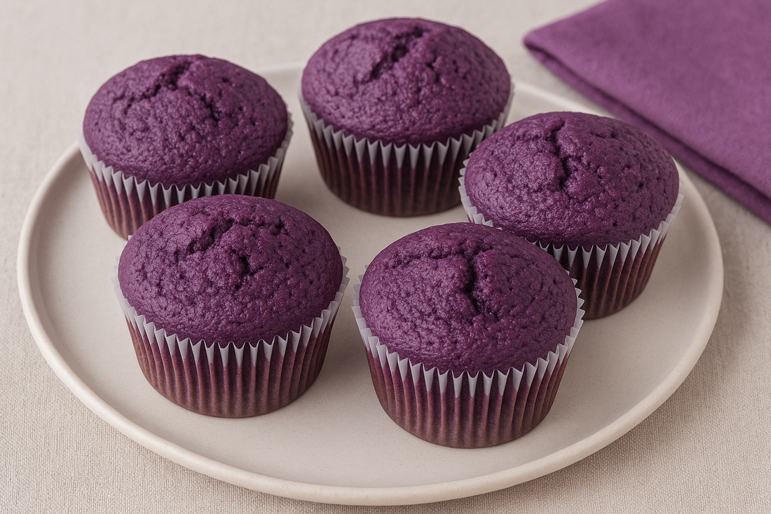 Muffins violet à l'ube