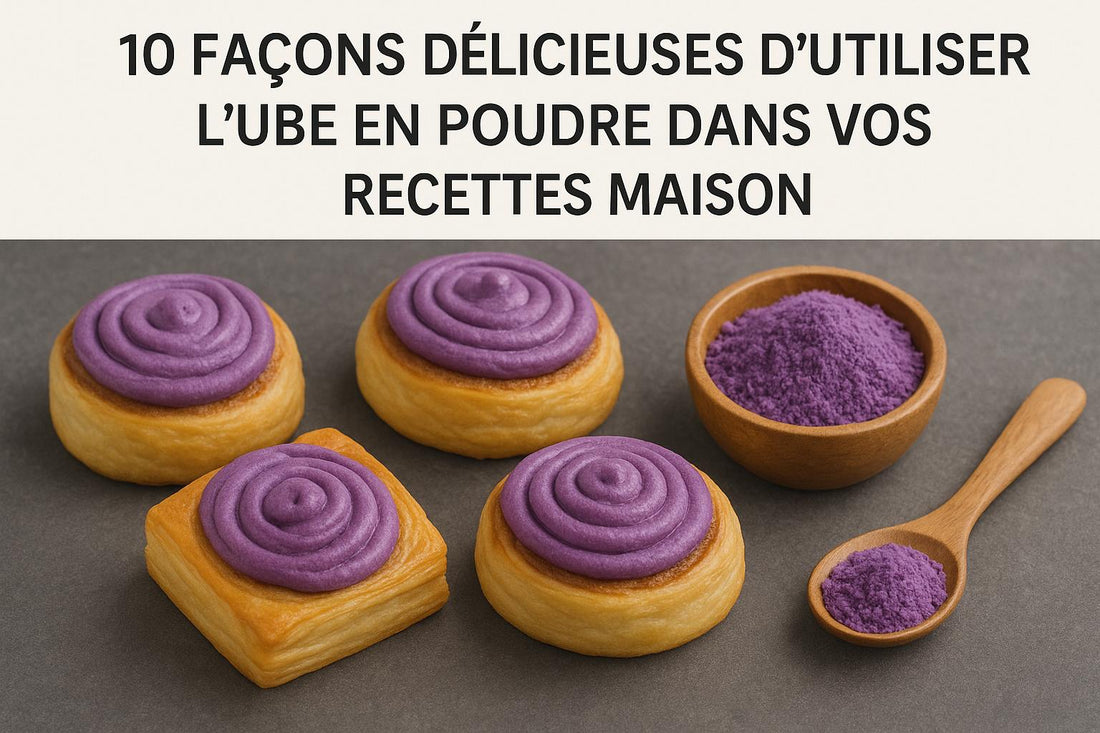 recettes de cuisine avec de l'ube